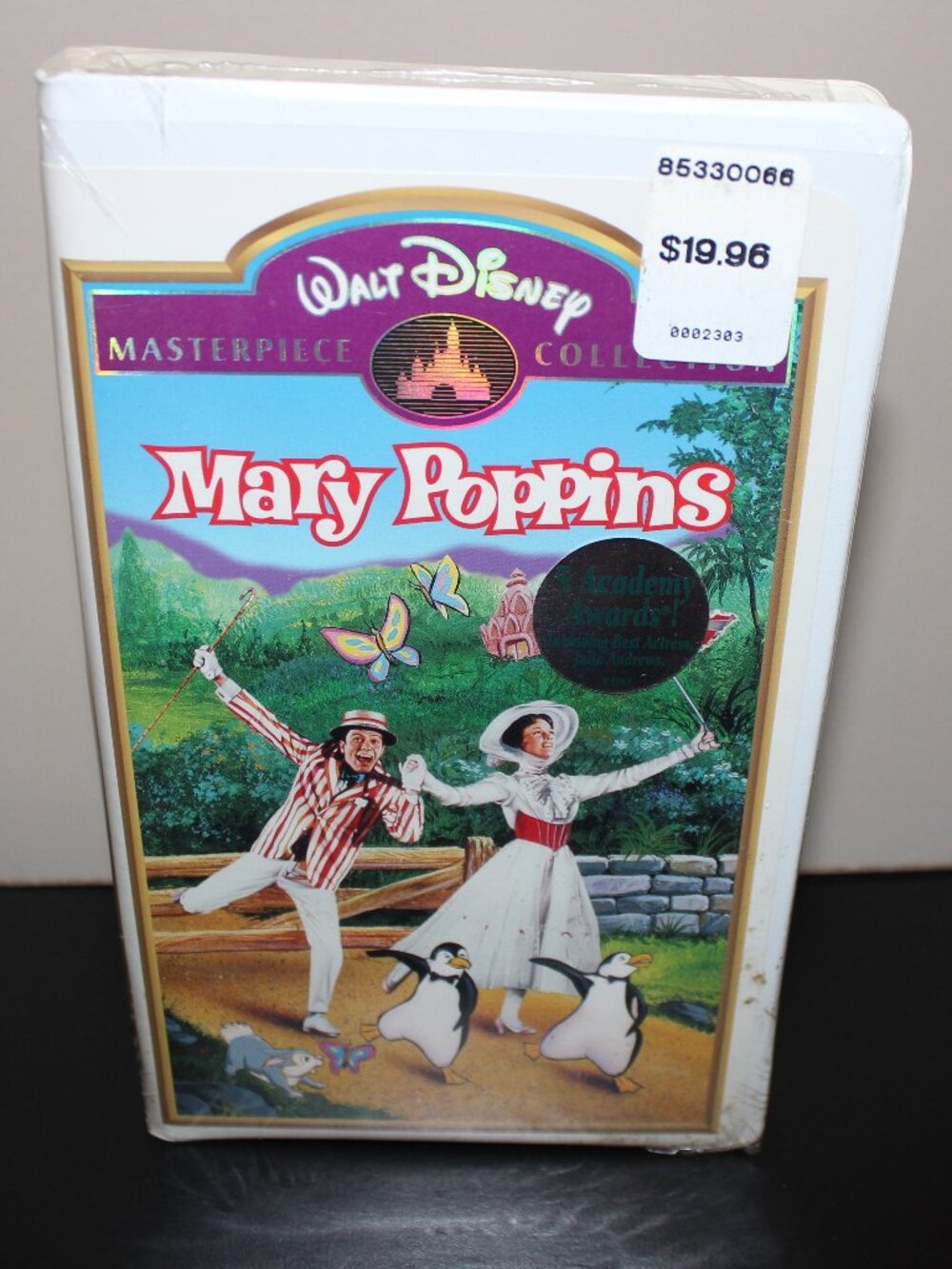 3/$55❤️sealed 1998 MARY POPPINS Clamshell VHS Walt Disney Masterpiece Collection